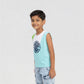 Boys Cotton Printed Summer Paradies Tank T-Shirt
