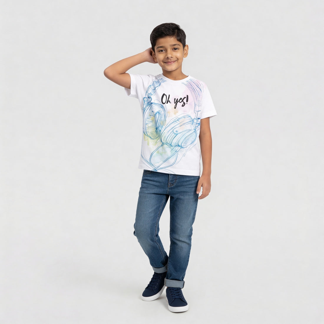 Cotton Printed Half Sleeve T-Shirt