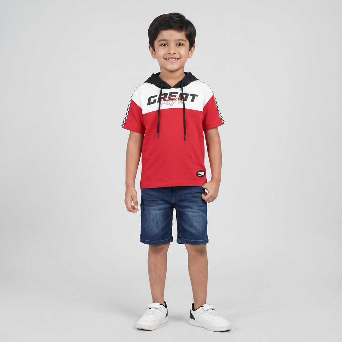 Boys Cotton Cut and Sew Oversize T-Shirt