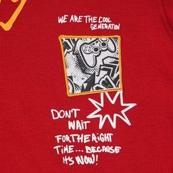 Boys Cotton Printed T-Shirt
