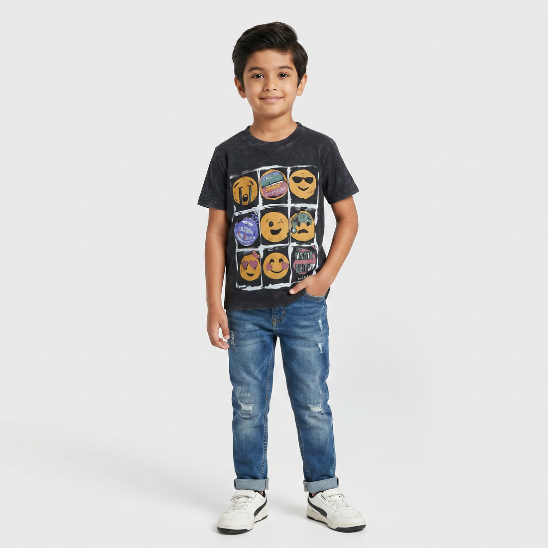 Boys Cotton Printed T-Shirt
