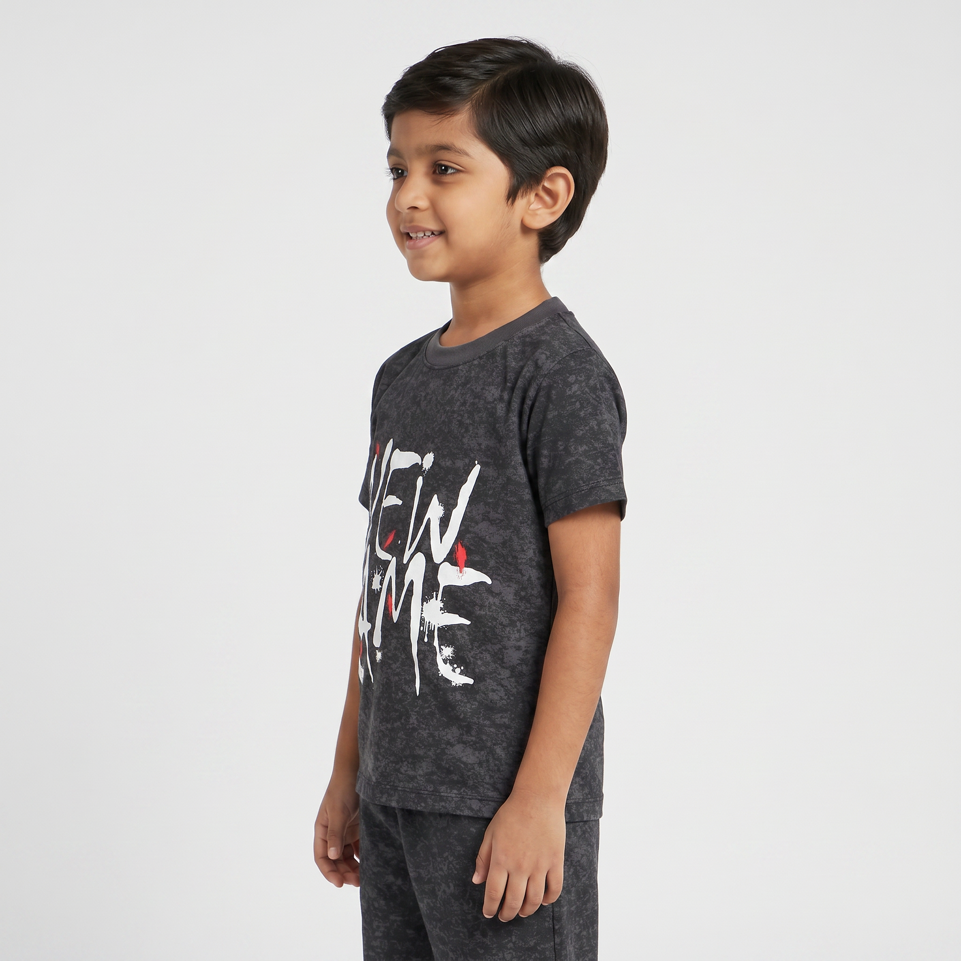 Boys Cotton Printed T-Shirt