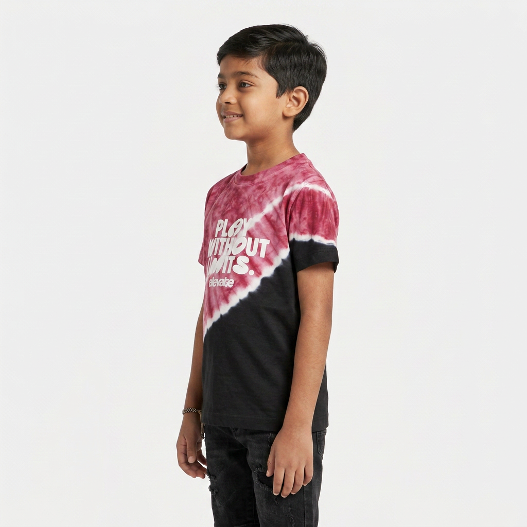 Boys Cotton Tie - Dye T-Shirt