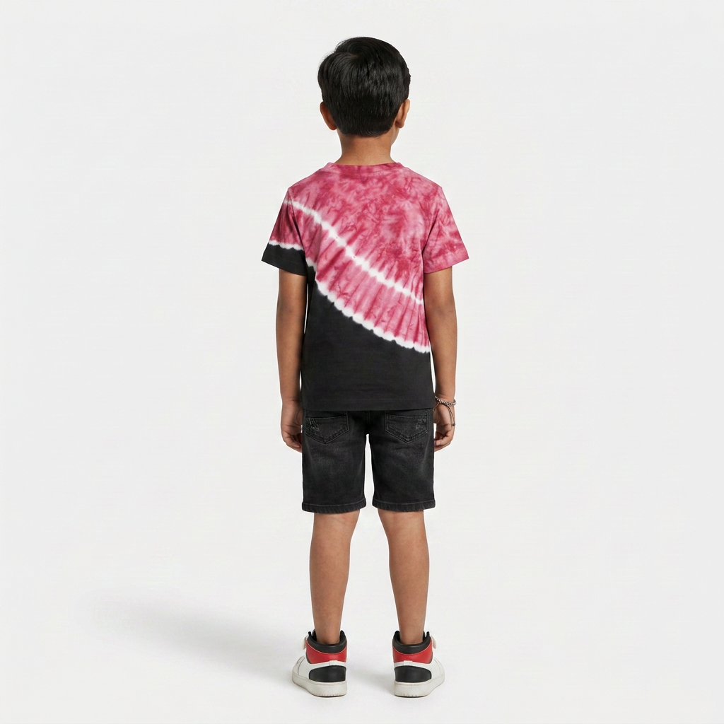 Boys Cotton Tie - Dye T-Shirt
