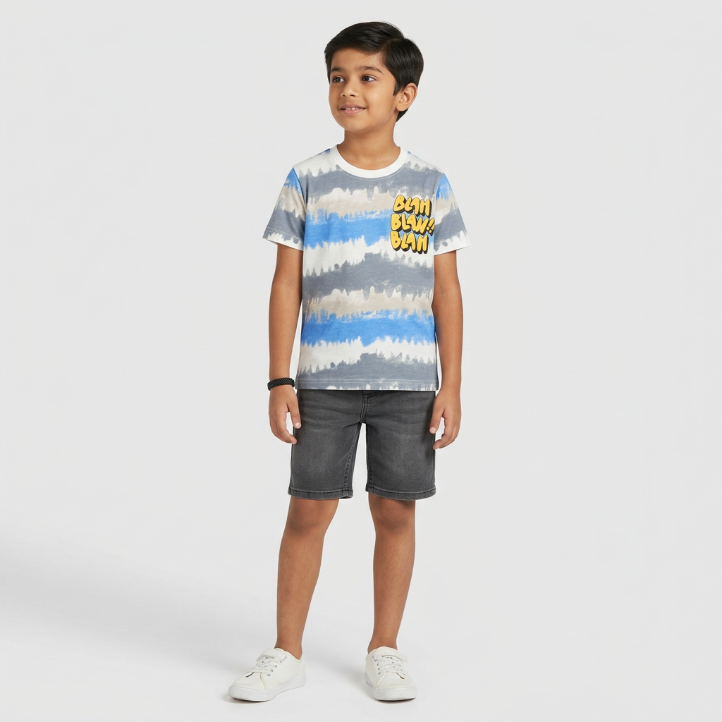 Boys Cotton Printed T-Shirt