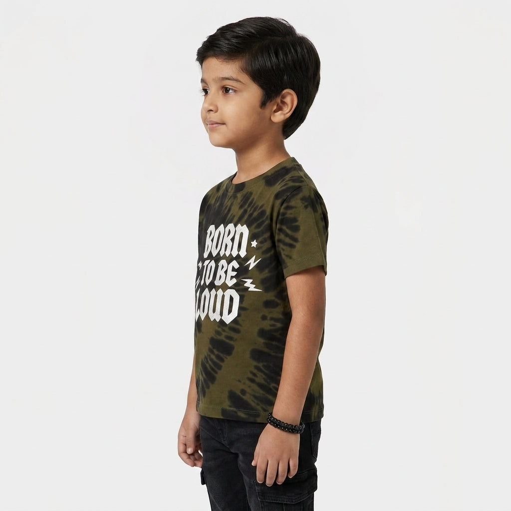 Boys Cotton Tie - Dye T-Shirt