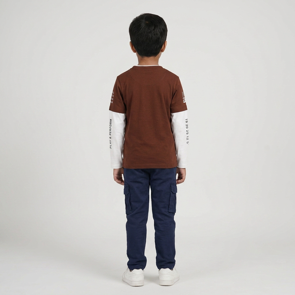 Boys Cotton Printed T-Shirt