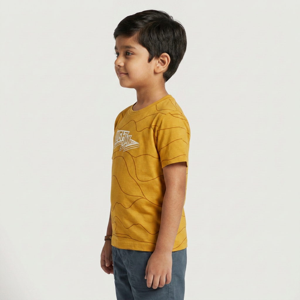 Boys Cotton Printed T-Shirt