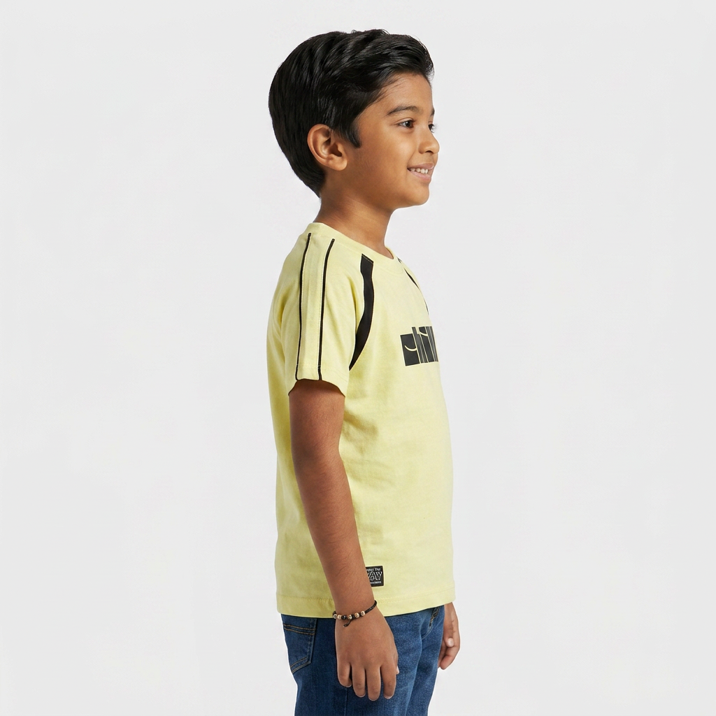 Boys Cotton Printed T-Shirt