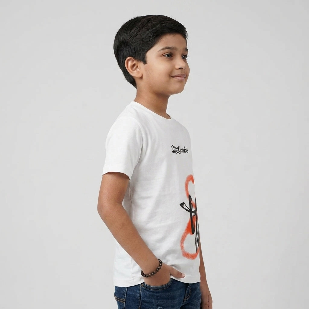 Boys Cotton Printed T-Shirt