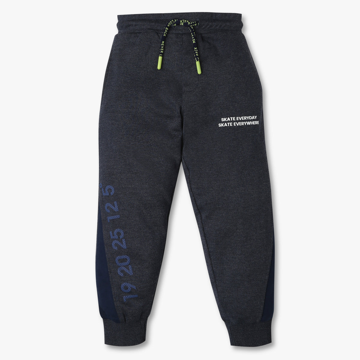 Boys Regular Fit Full Length Cut and Sew Joggers