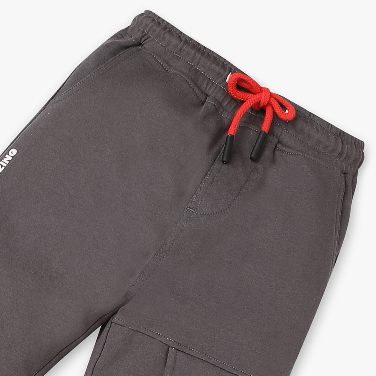 Boys Regular Fit Cut and Sew Mid Rise Joggers