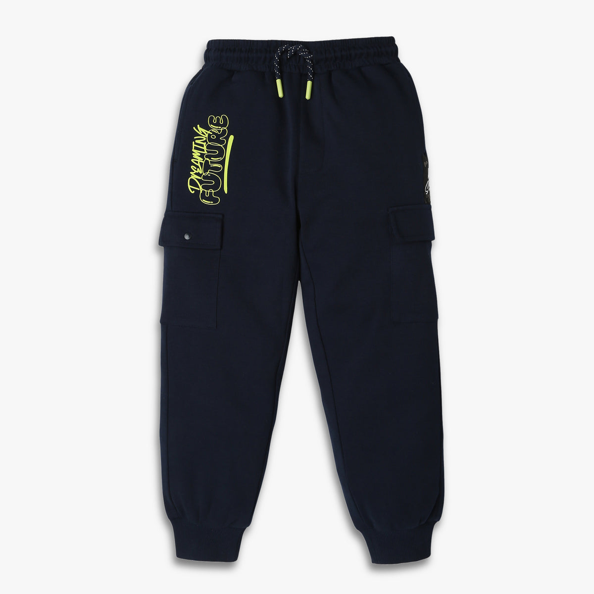 Boys Relaxed Fit Full Length Solid Joggers