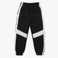 Boys Regular Fit Cut and Sew Full Length Mid Rise Joggers
