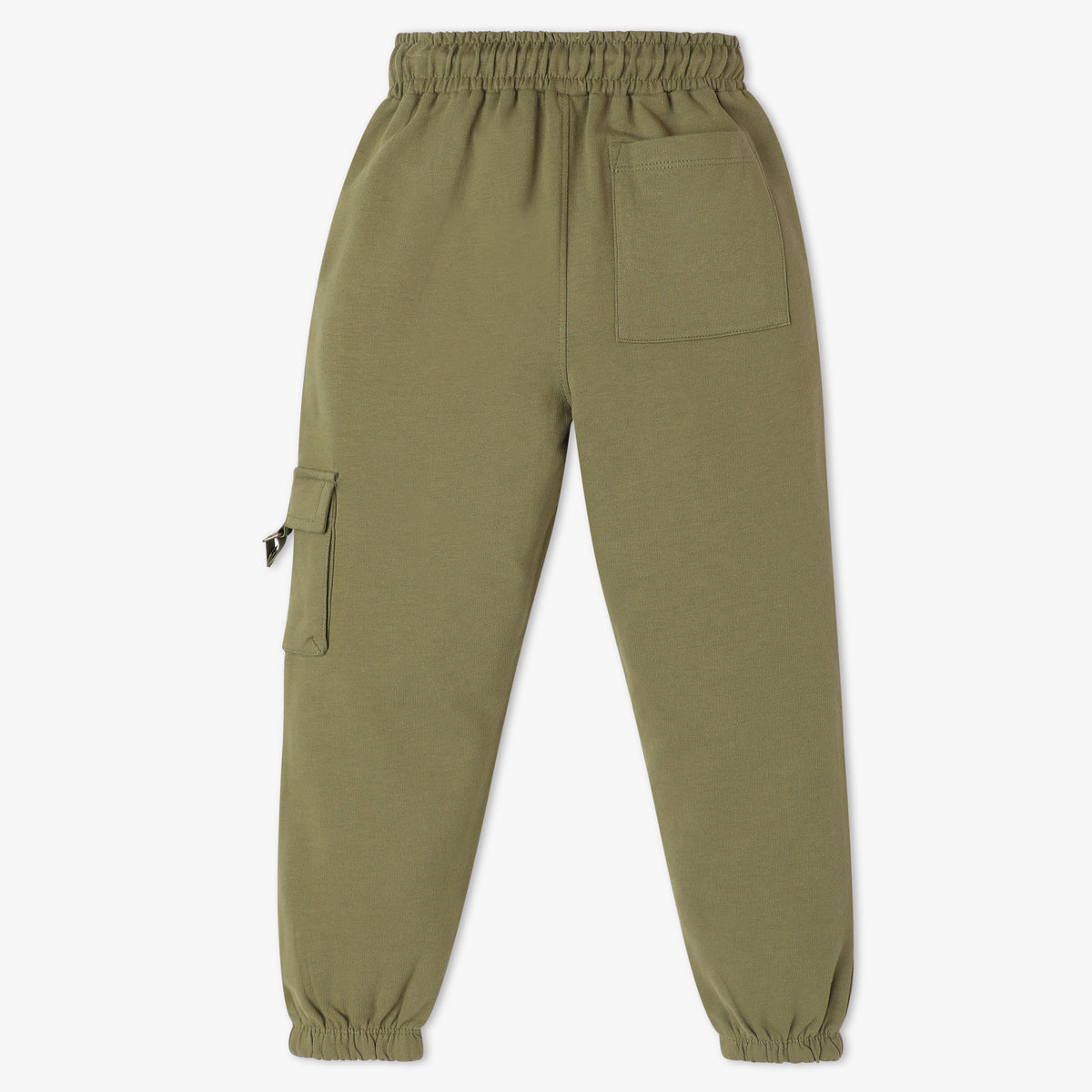 Regular Fit Solid Full Length Mid Rise Joggers