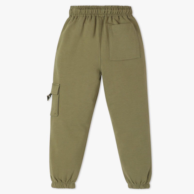 Regular Fit Solid Full Length Mid Rise Joggers