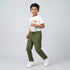 Boys Structured Solid Trackpants