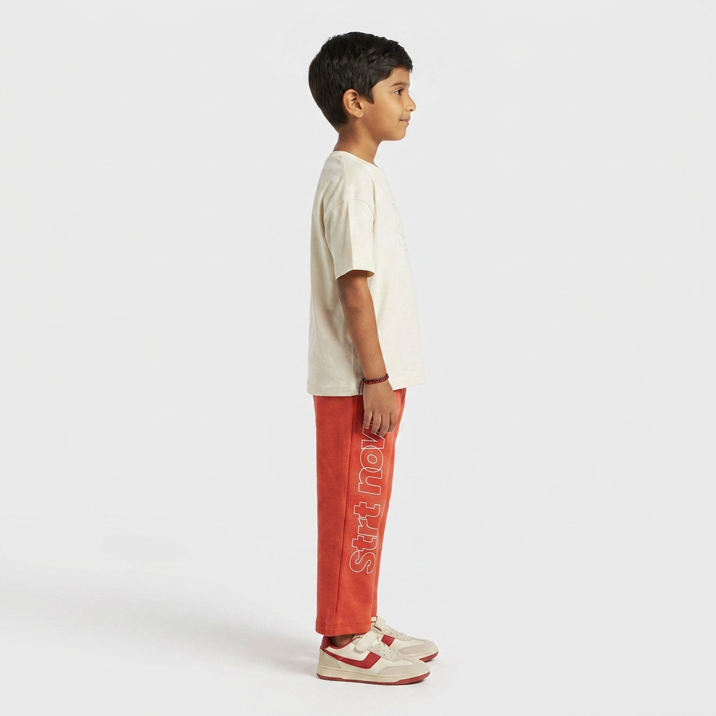 Boys Cut and Sew Mid Rise Joggers