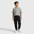 Boys Cotton Cut and Sew Mid Rise Joggers