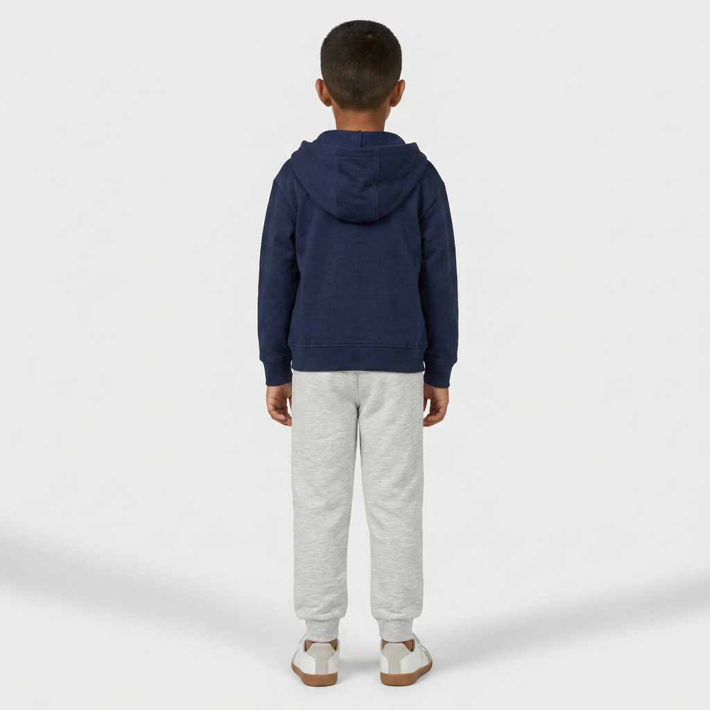 Boys Cotton Cut and Sew Mid Rise Joggers