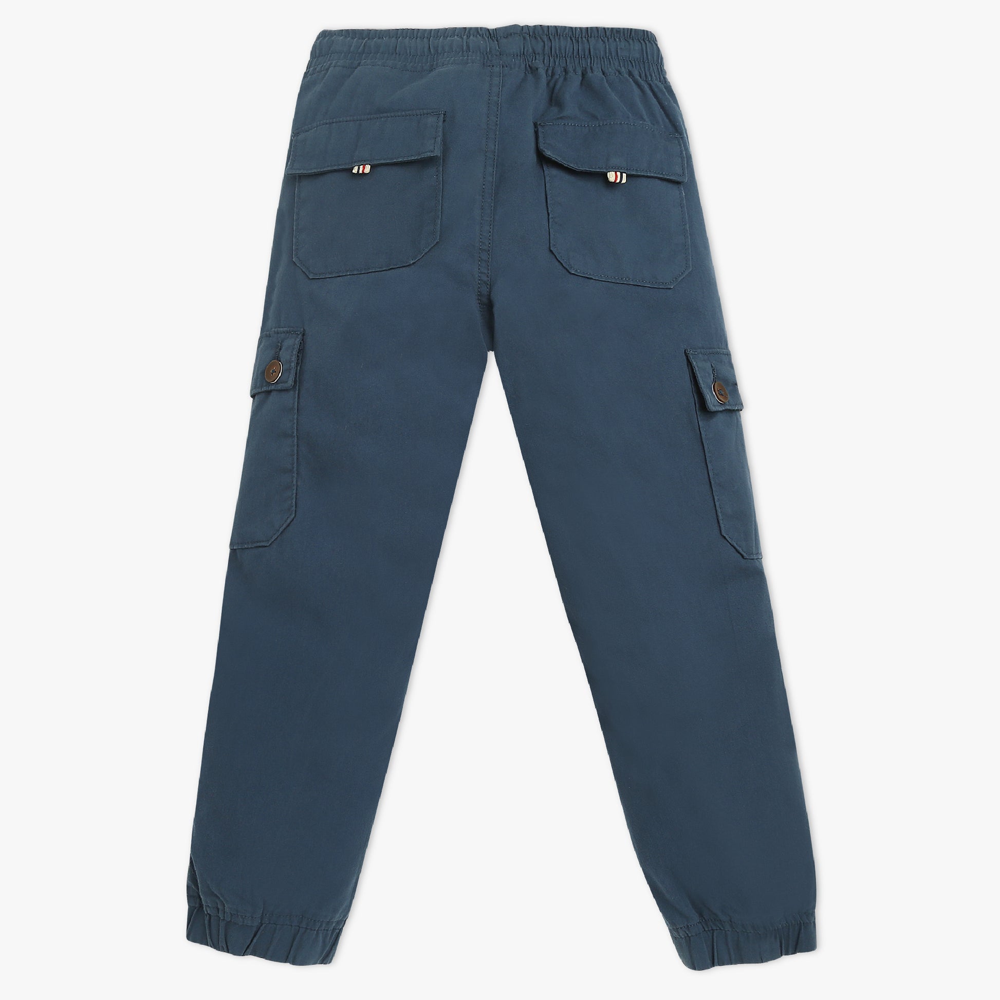 Boys Solid Full Length Cargos