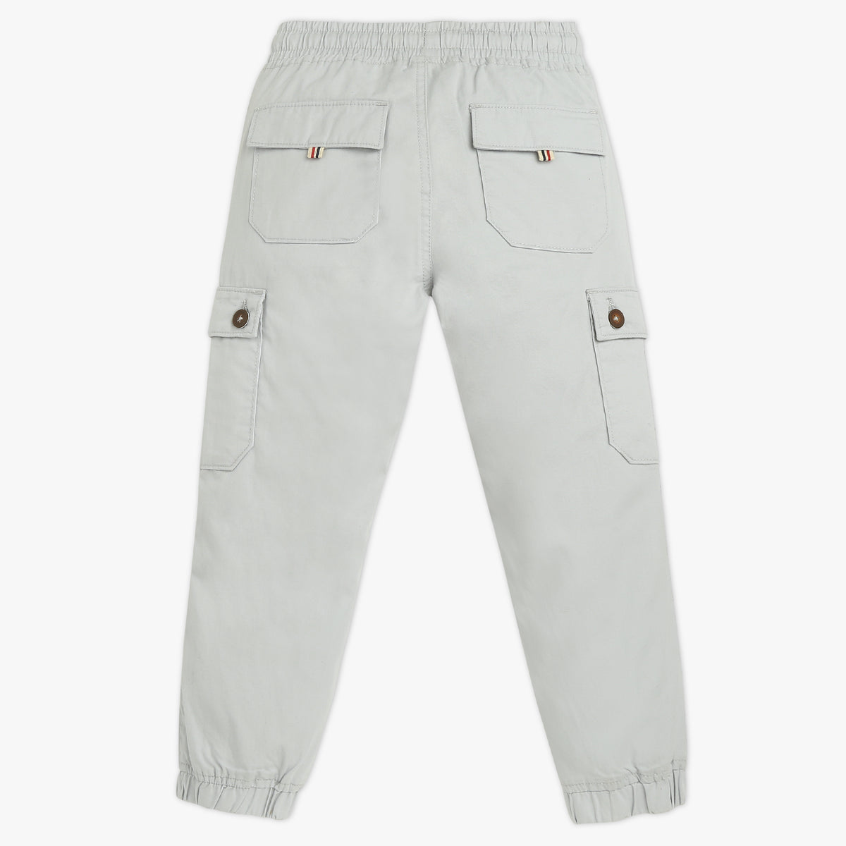 Boys Solid Full Length Cargos