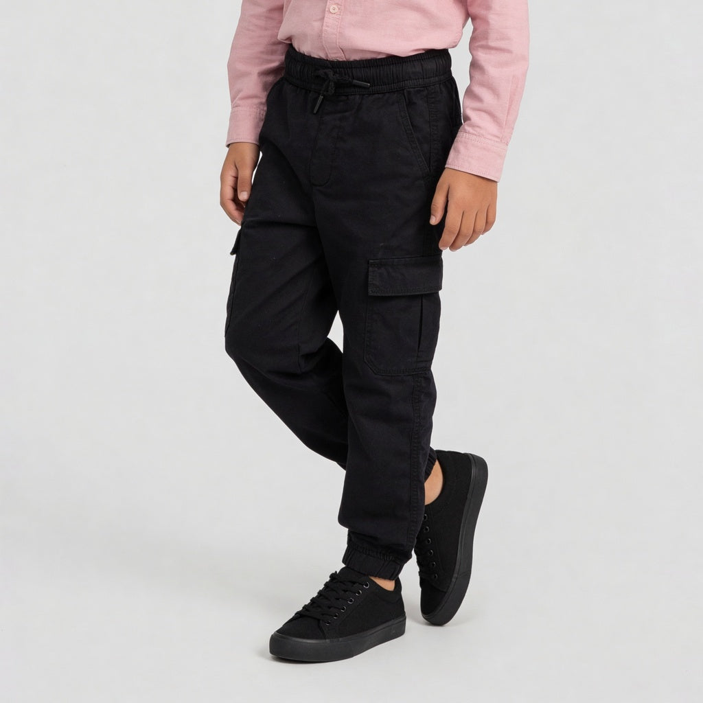 Boys Cotton Full Lenght Cargos