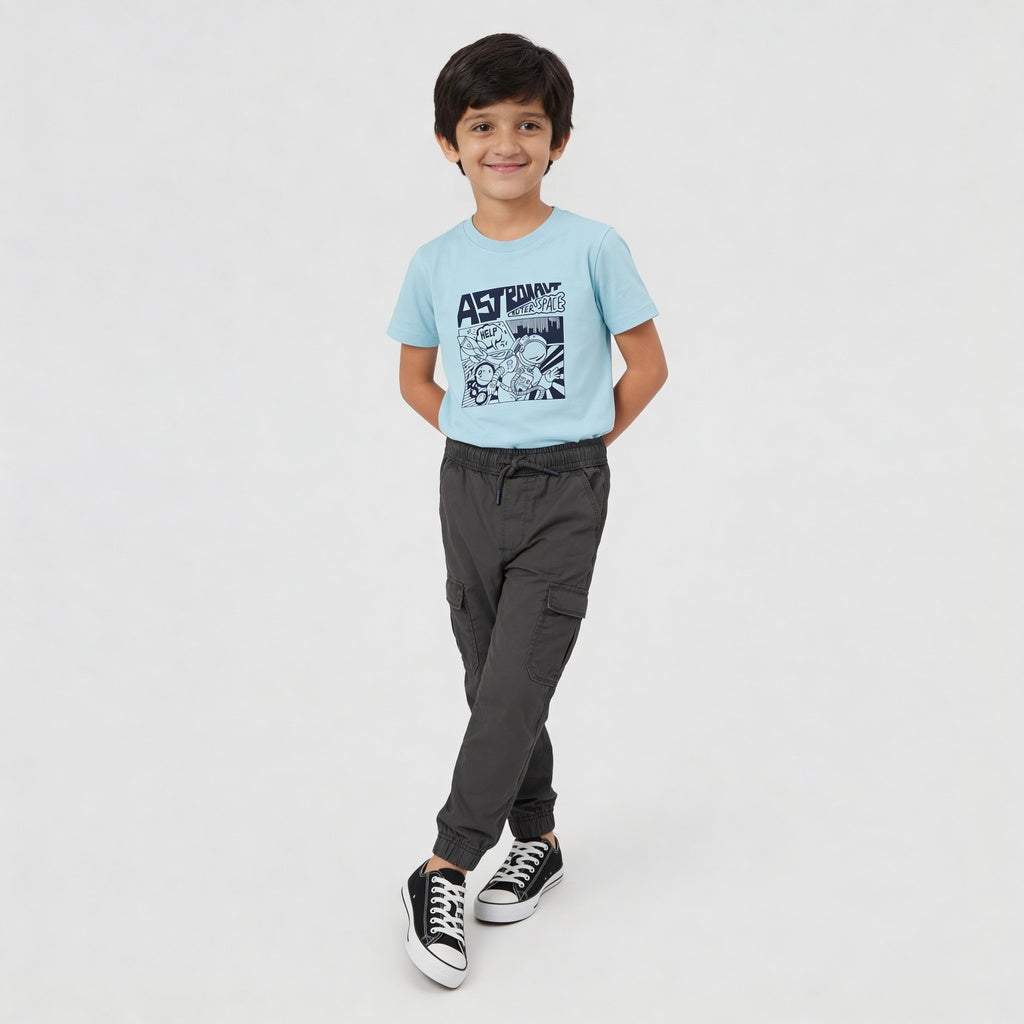 Boys Cotton Full Lenght Cargos