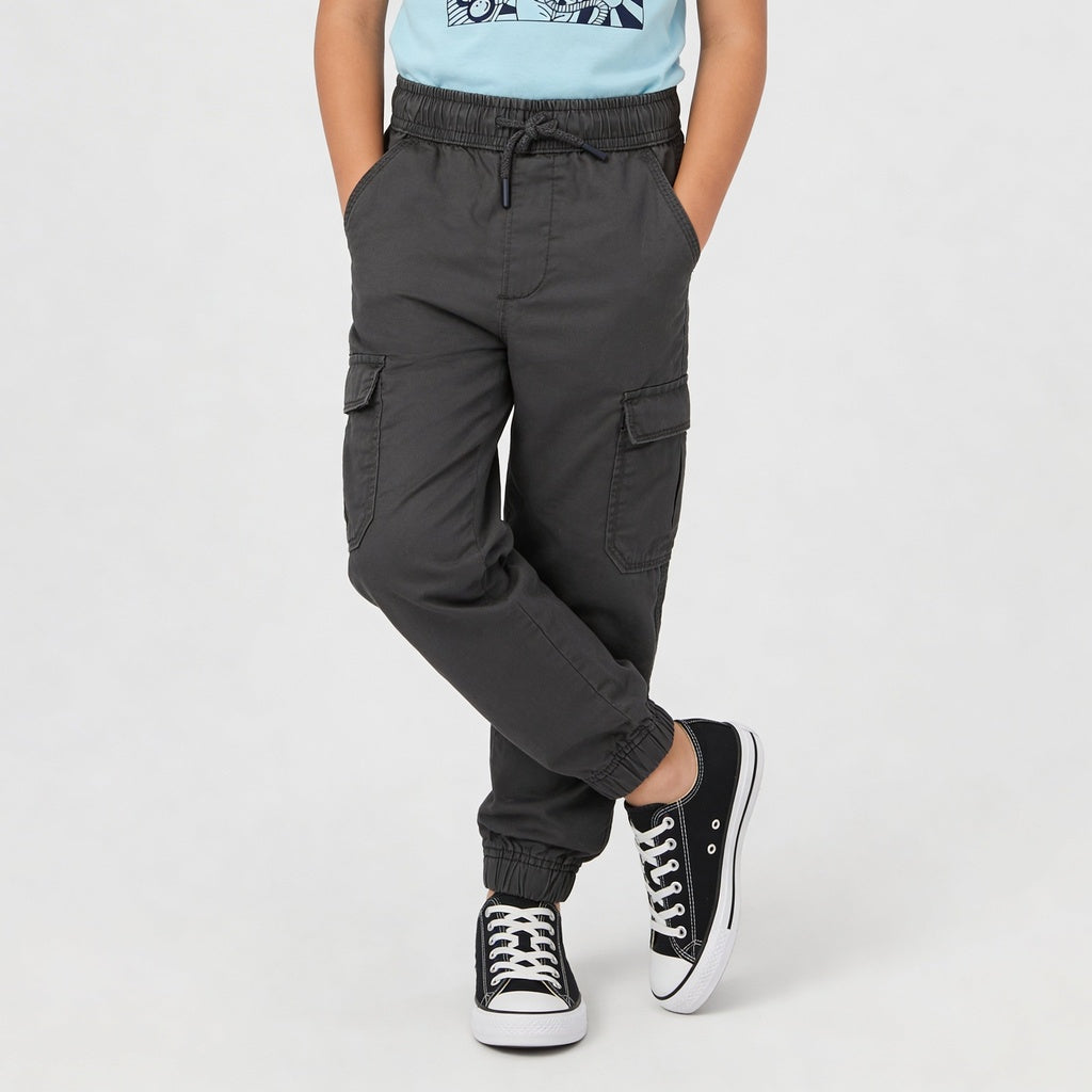 Boys Cotton Full Lenght Cargos