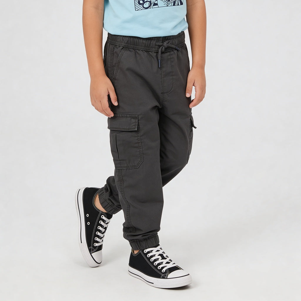 Boys Cotton Full Lenght Cargos