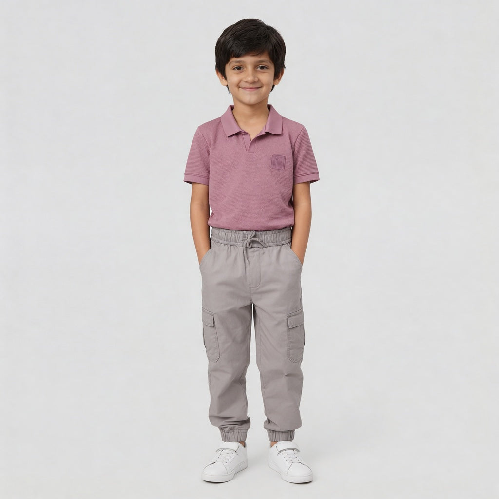 Boys Cotton Full Lenght Cargos