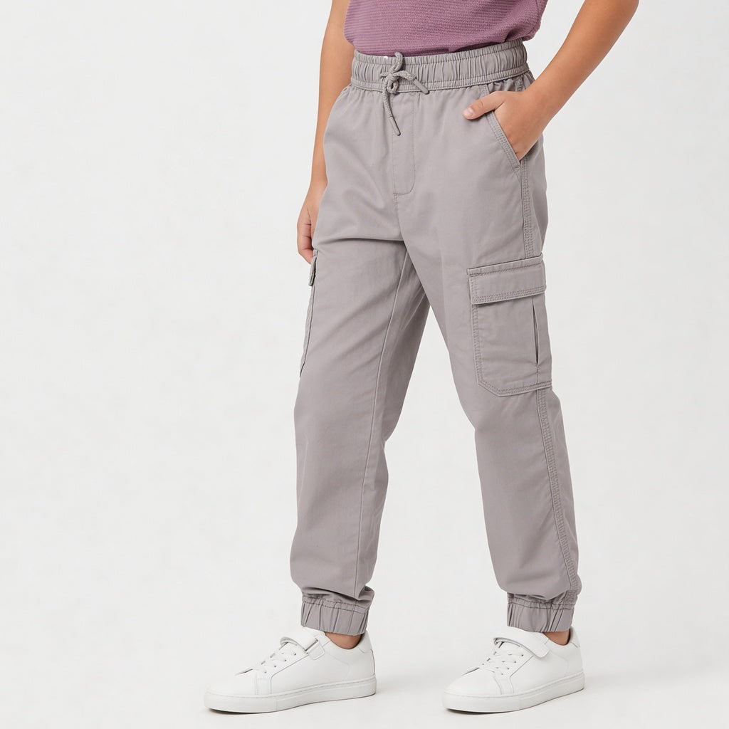 Boys Cotton Full Lenght Cargos