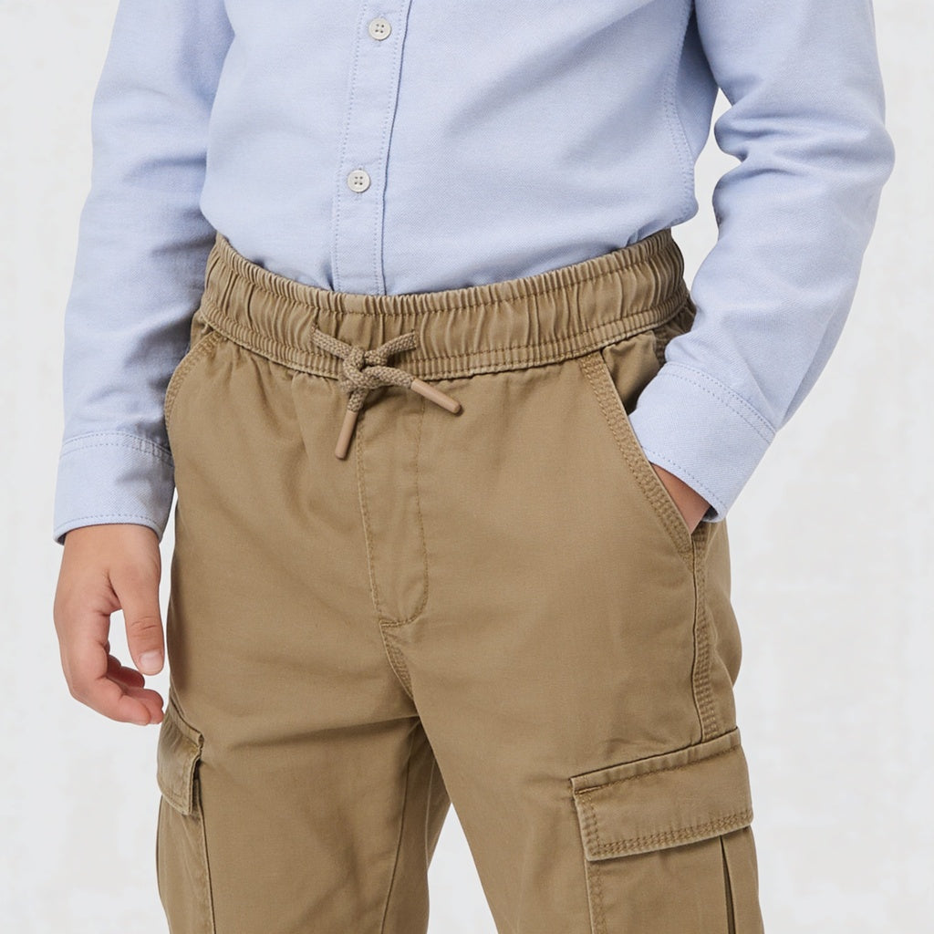 Boys Cotton Full Lenght Cargos
