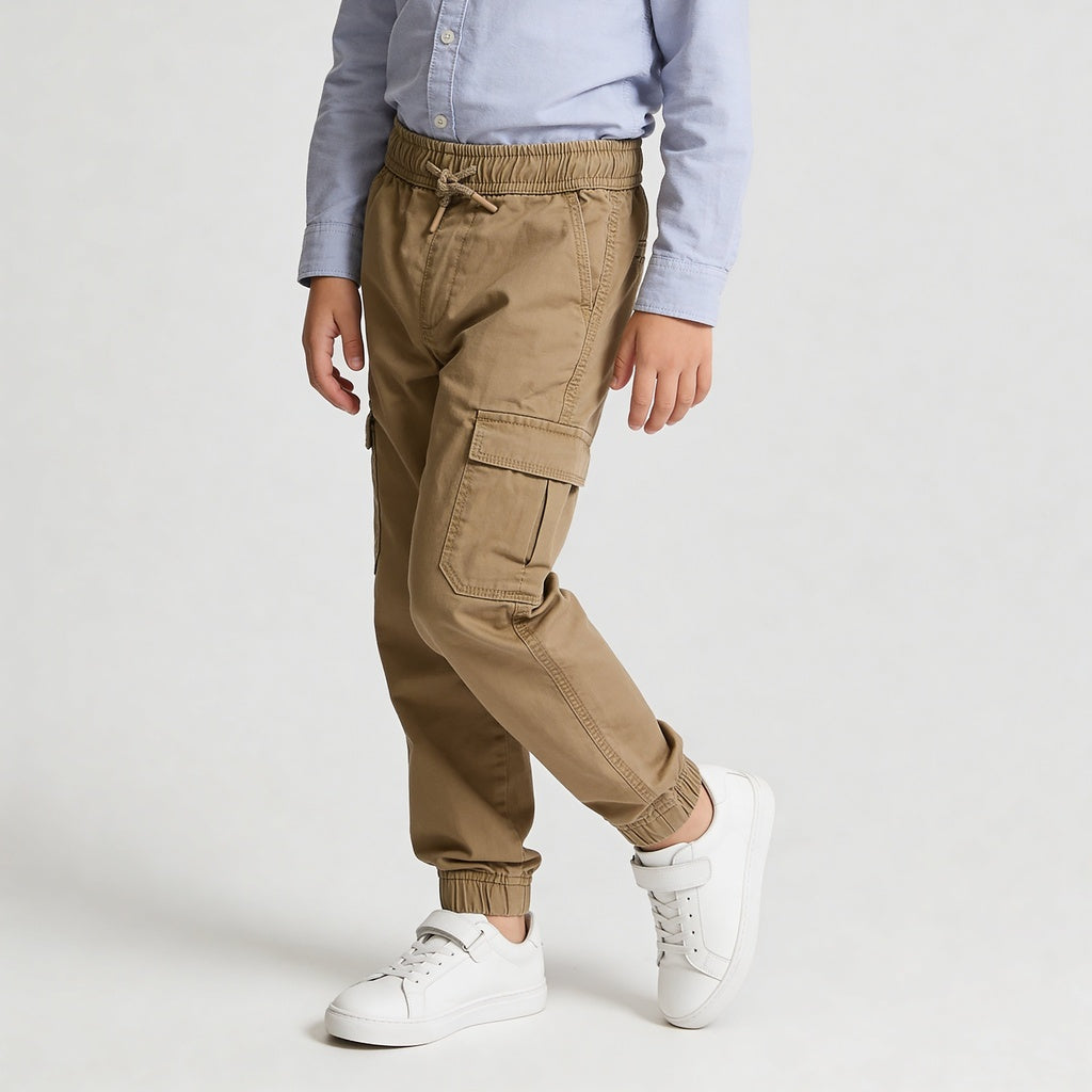 Boys Cotton Full Lenght Cargos