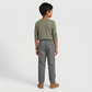Boys Cotton Solid Trousers