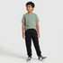 Boys Cotton Solid Mid Rise Joggers