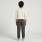 Boys Cotton Solid Mid Rise Joggers