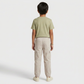 Boys Cotton Solid Mid Rise Joggers