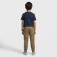 Boys Cotton Solid Mid Rise Joggers