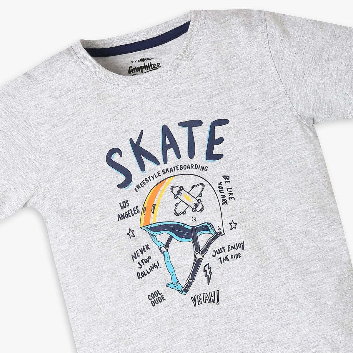 Boys Regular Fit Graphic T-Shirt