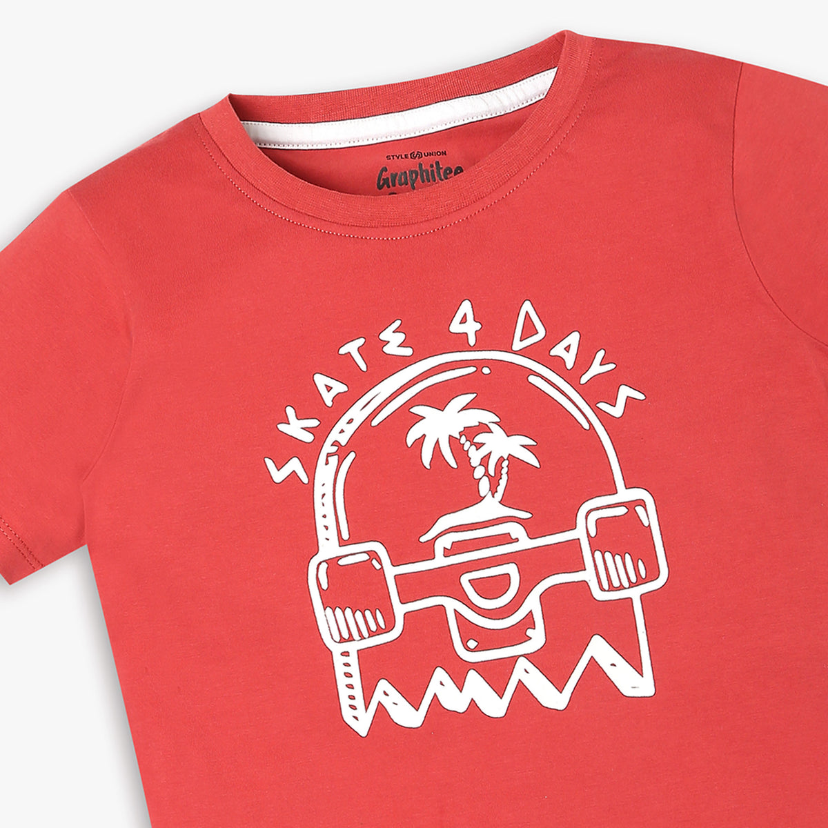 Boys Regular Fit Graphic T-Shirt