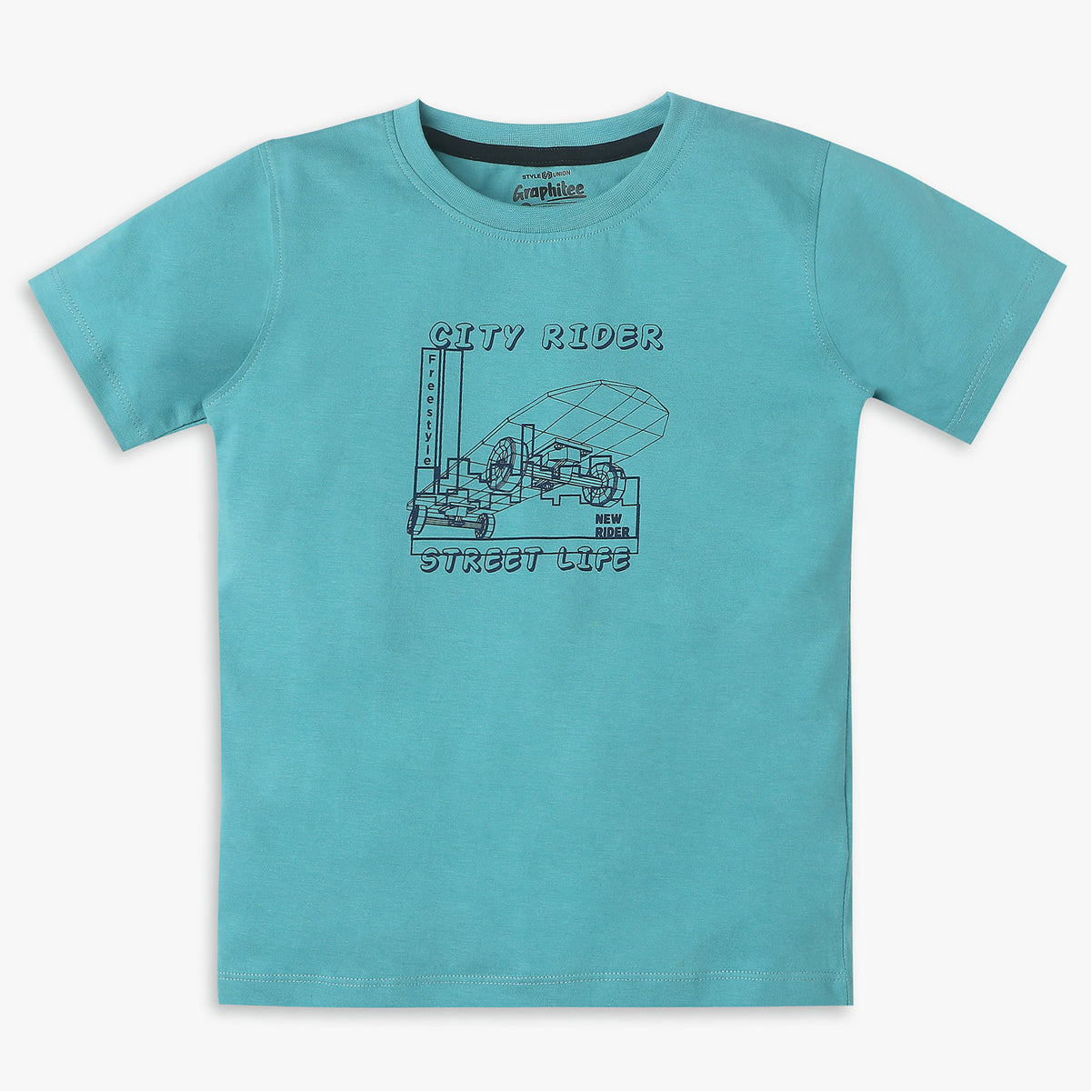 Boys Regular Fit Printed T-Shirt