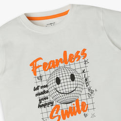 Boys Regular Fit Printed T-Shirt