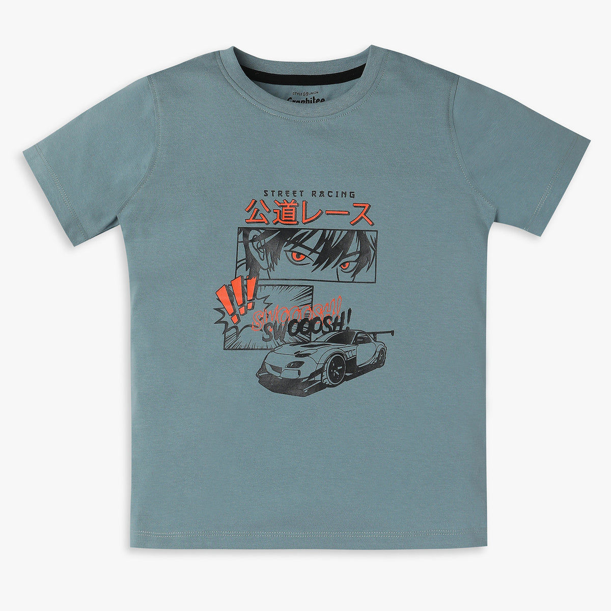 Boys Regular Fit Graphic T-Shirt