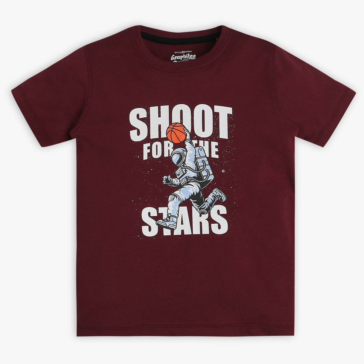 Boys Regular Fit Graphic T-Shirt