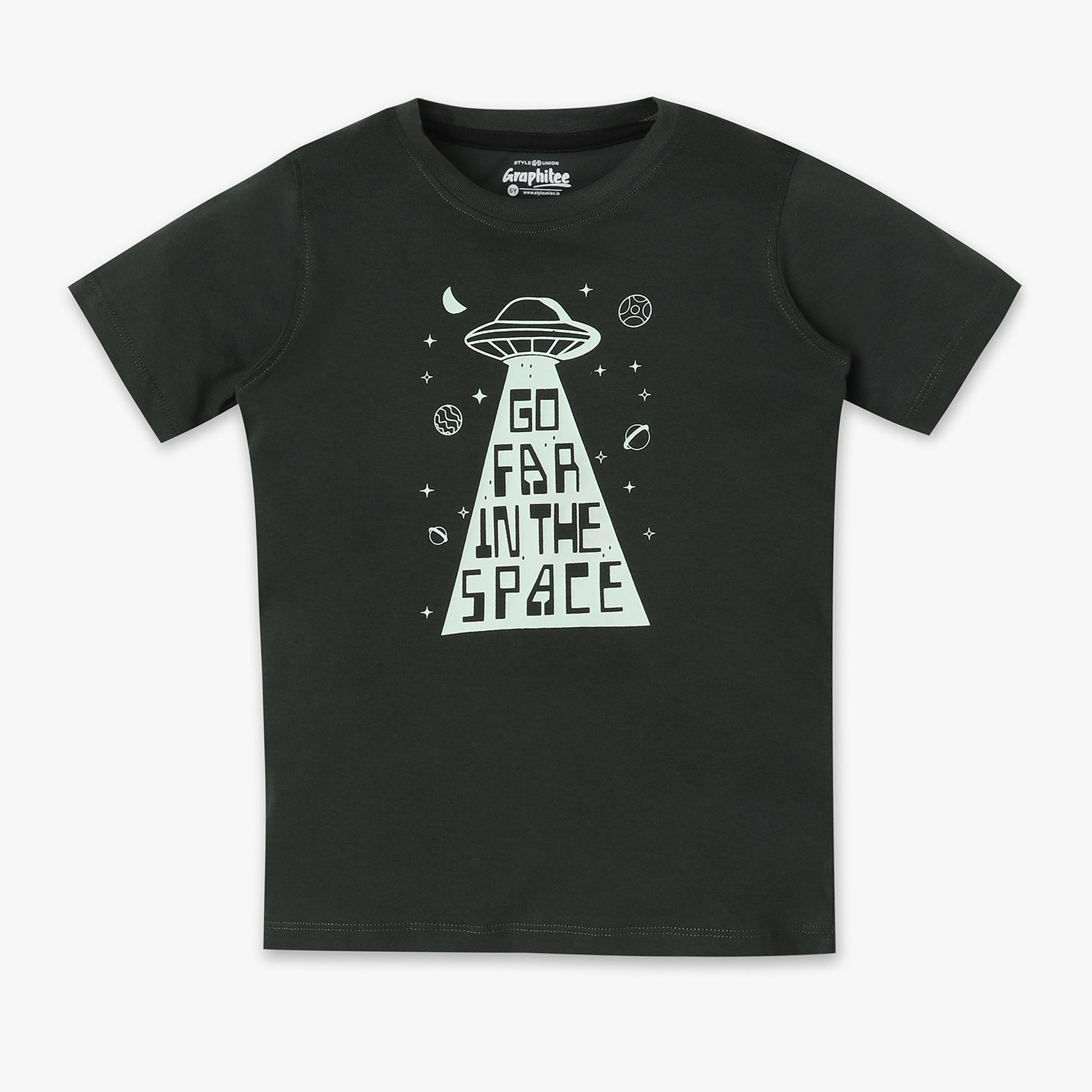 Boys Regular Fit Graphic T-Shirt