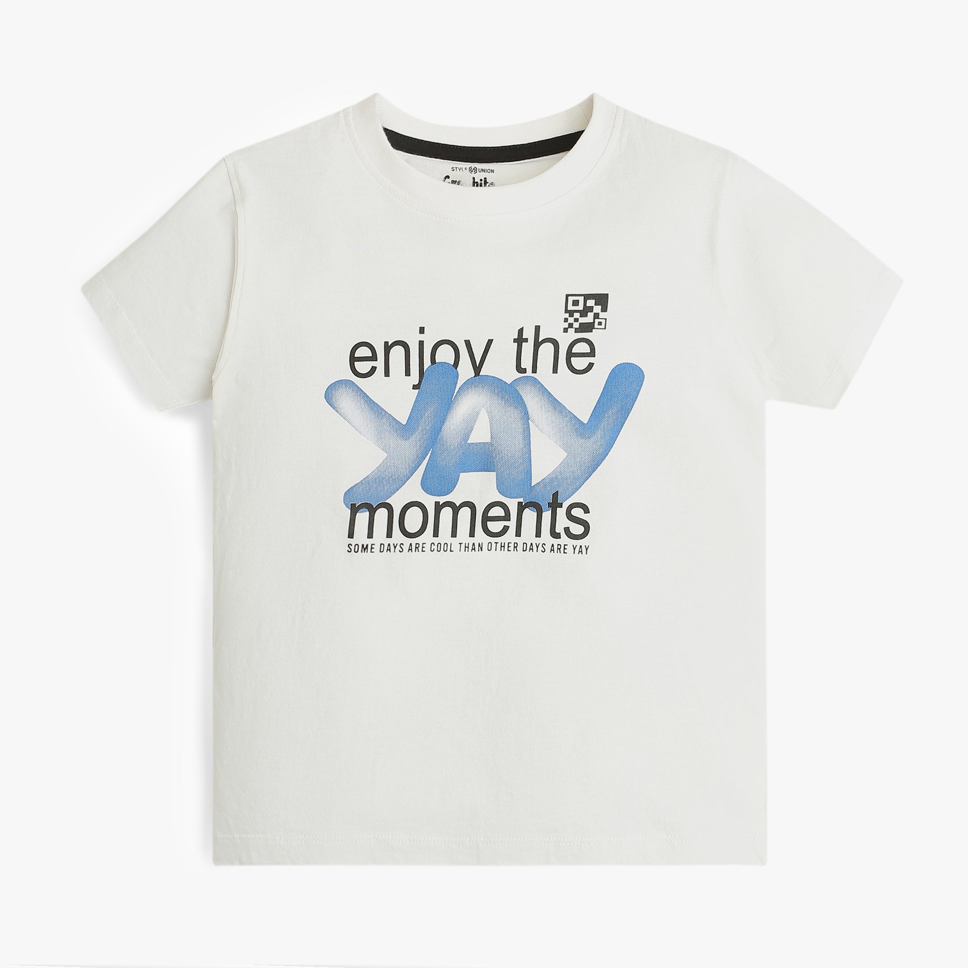 Boys Graphic Crew Neck Graphitee enjoy the YAY Moments T-Shirt