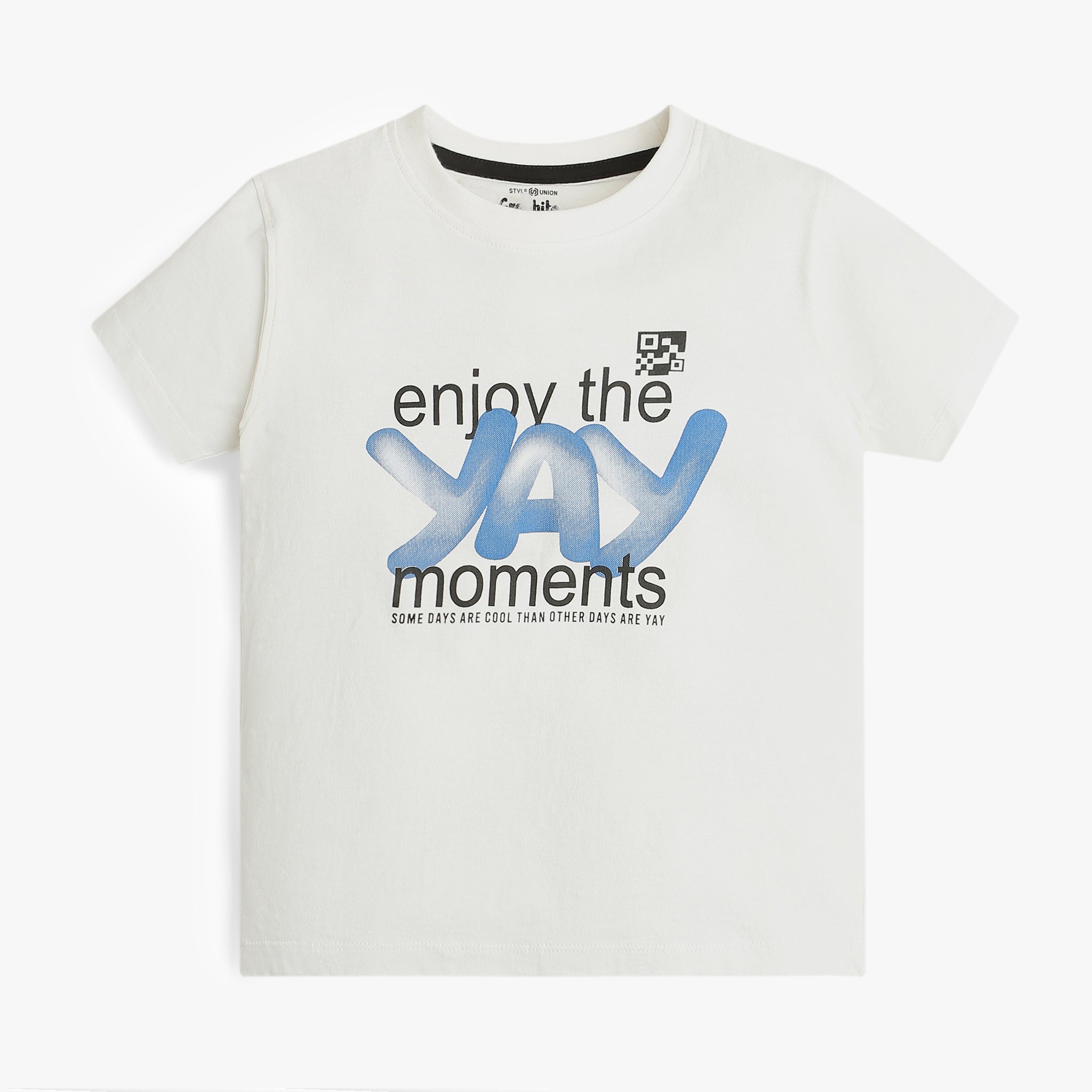 Boys Graphic Crew Neck Graphitee enjoy the YAY Moments T-Shirt
