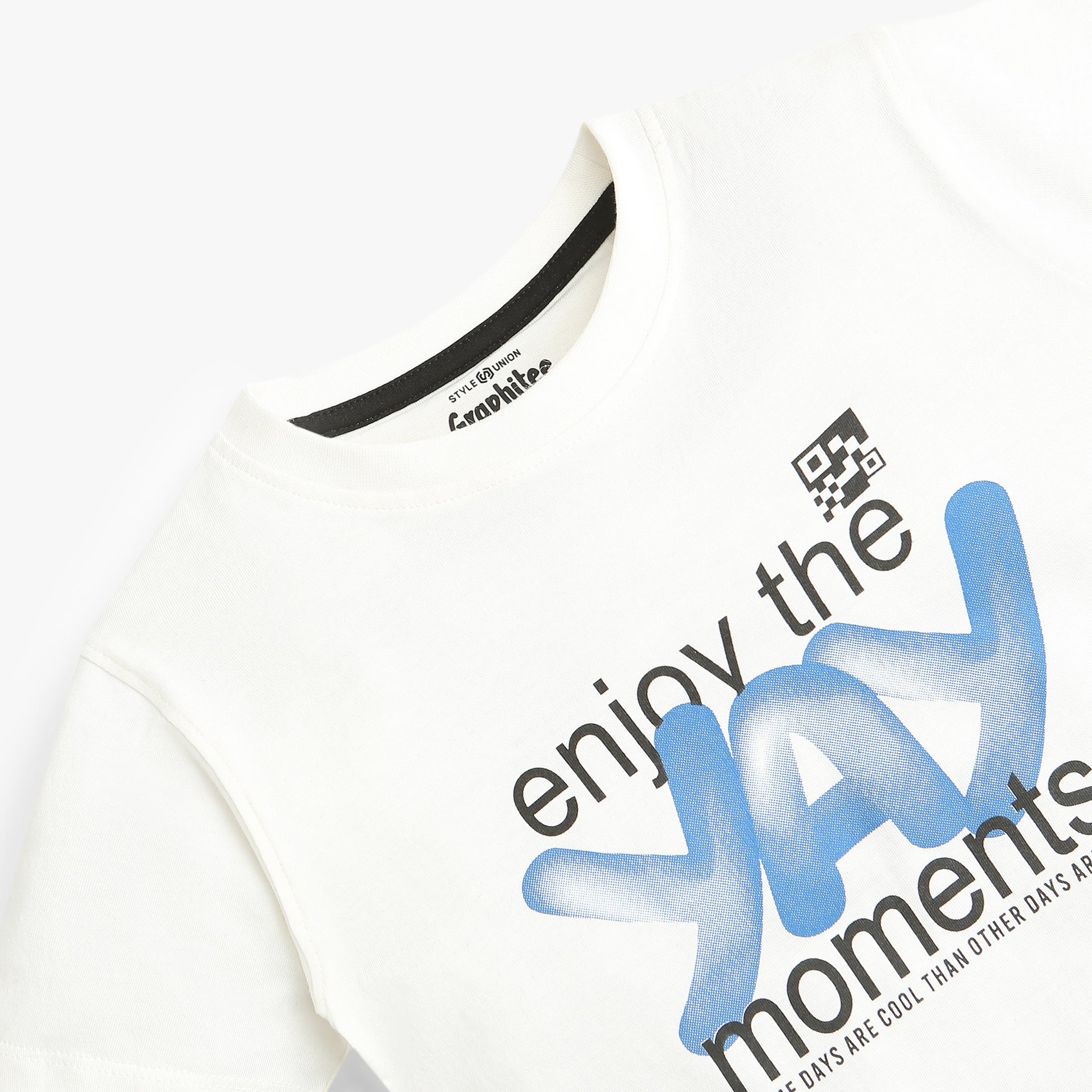 Boys Graphic Crew Neck Graphitee enjoy the YAY Moments T-Shirt
