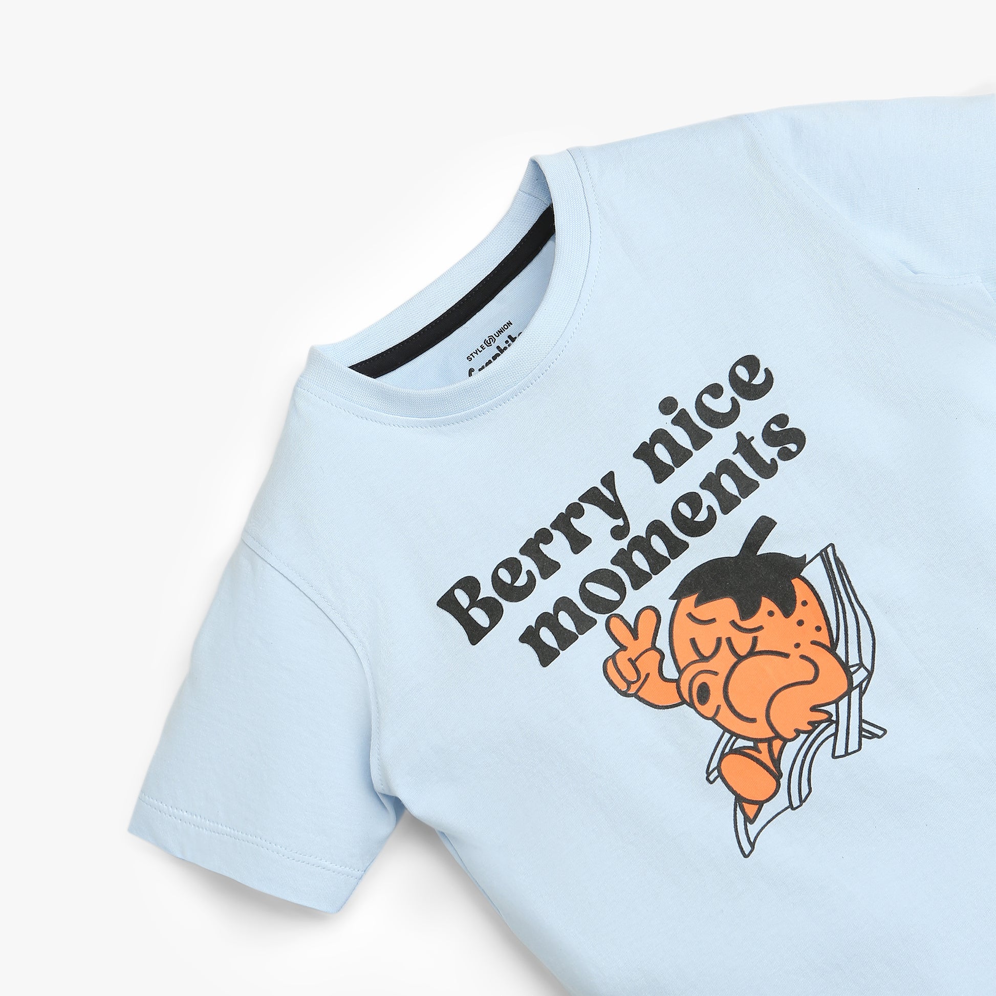 Boys Graphic Crew Neck Berry Nice Moments T-Shirt